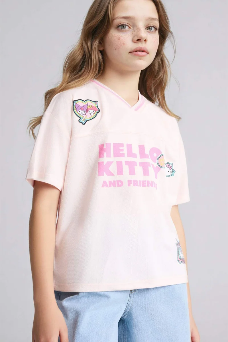 ديفاكتو Girl Hello Kitty Oversize T-Shirt