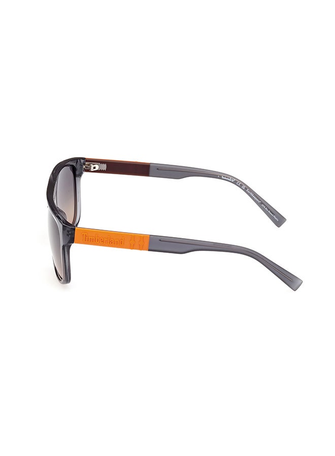 Timberland نظارات شمسية طيار للرجال مع طلاء مضاد للانعكاس - TB0000420D60 - حجم العدسة: 60 مم - Image 2