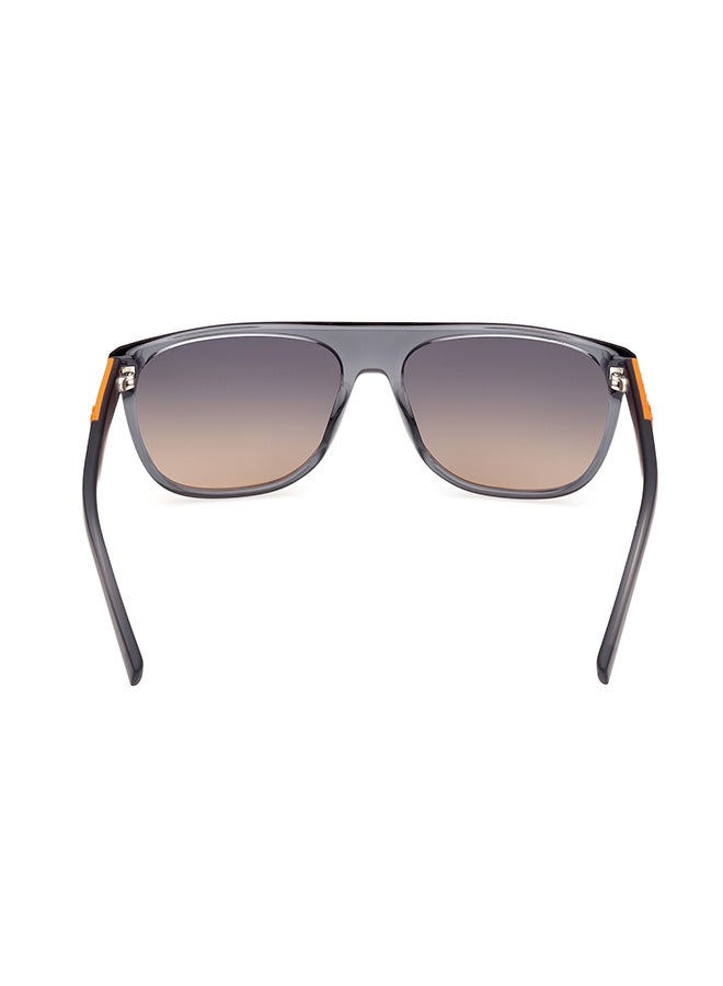 Timberland نظارات شمسية طيار للرجال مع طلاء مضاد للانعكاس - TB0000420D60 - حجم العدسة: 60 مم - Image 4