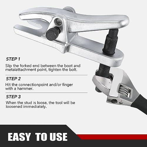 ATPEAM Universal Ball Joint Separator | Heavy Duty Remover Tool for Separating Arms, Tie Rods, and Ball Joints on Cars, Trucks, ATVs - Image 5