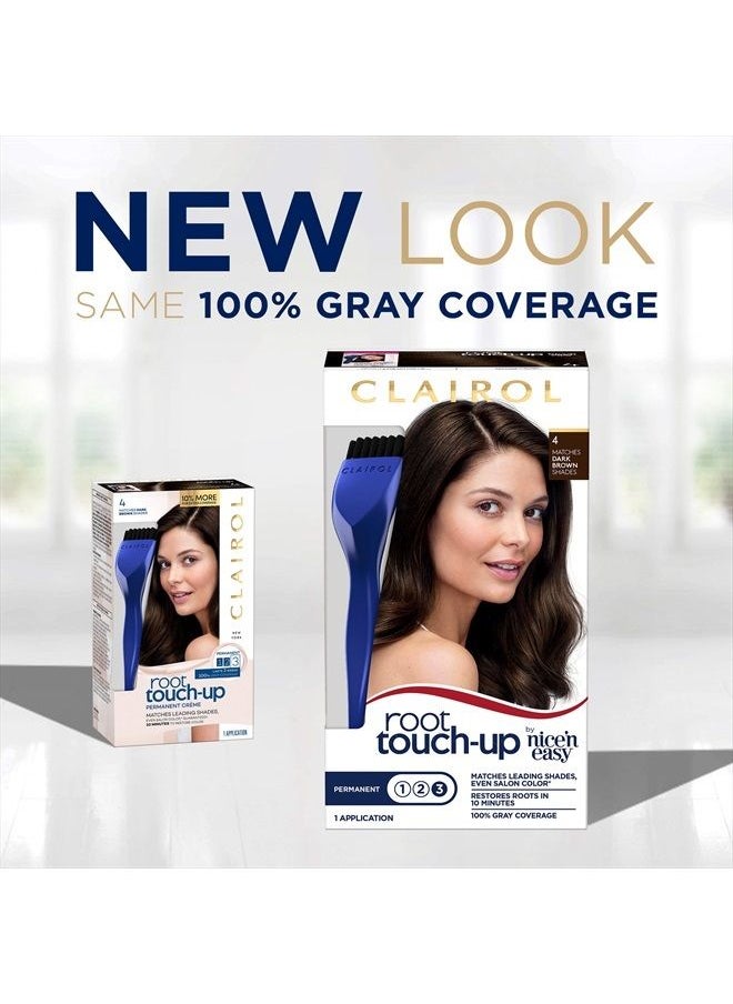 CLAIROL - Root Touch-Up by Nice'n Easy Permanent Hair Dye, 6.5A Lightest Cool Brown Hair Color, Pack of 1 - Image 1