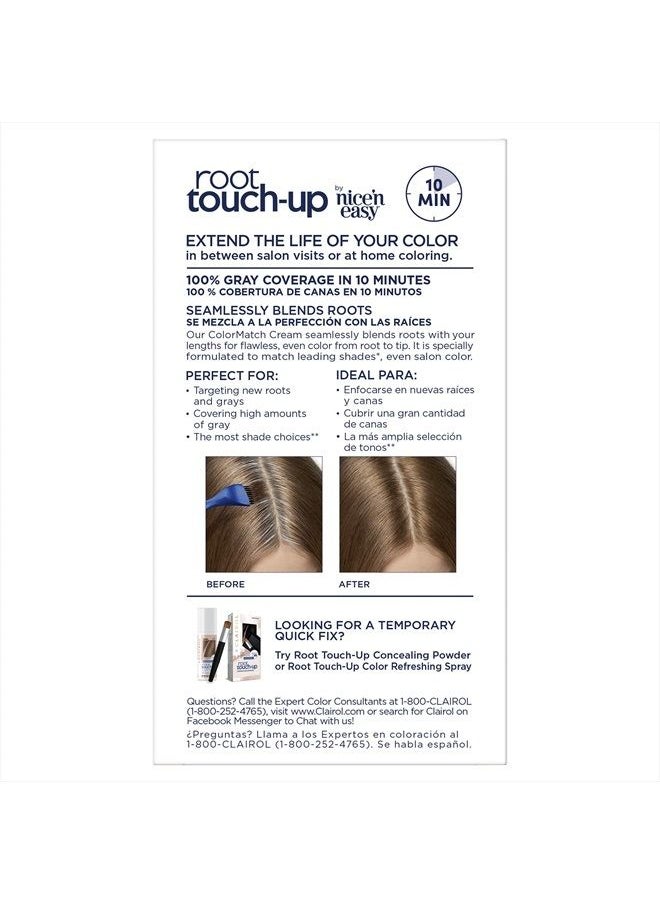 CLAIROL - Root Touch-Up by Nice'n Easy Permanent Hair Dye, 6.5A Lightest Cool Brown Hair Color, Pack of 1 - Image 1