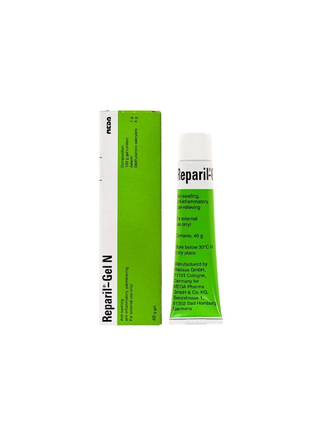 Reparil-Gel N Anti-Inflammatory & Analgesic Gel for Swelling, Bruises and Muscle Pain Relief 40g