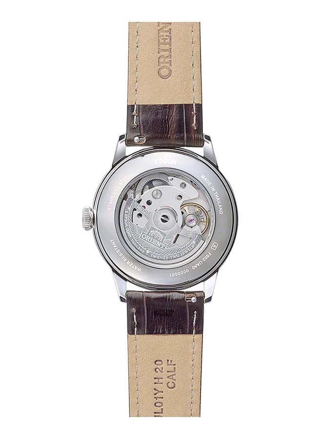 ORIENT Unisex ORIENT Classic BB00 Bambino 38 Roman RA-BB0003Y - Leather Unisex Mechanical 3 hands - Image 2