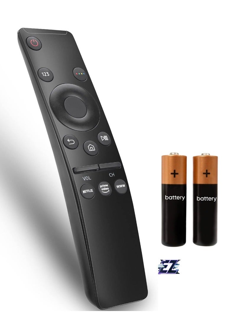 ELTRAZONE "Universal Remote Control Replacement for Samsung Smart TV – Compatible with LED, QLED, LCD, UHD, SUHD, 4K, 8K, 3D, Crystal HDR, Curved Frame Smart TVs – Includes Netflix, Prime Video, WWW Button & Battery" - Image 1