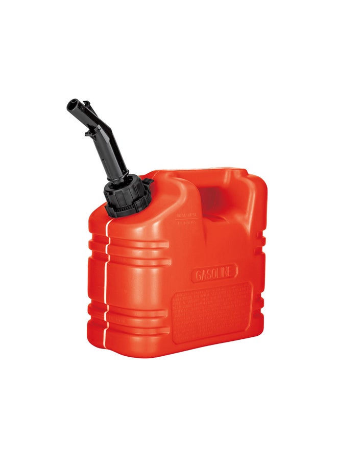 DPT Thick Fuel and Gasoline Tank, 
Portable Plastic Petrol Container, Red, capacity 5 L  - Image 1