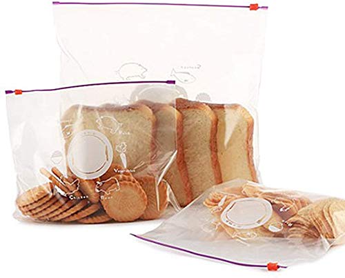 INKULTURE Zipper Seal Freezer Food Storage Bag Size Large Combo (XL) - Image 2