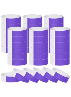 200 Pcs Purple Paper Event Wristbands Arm Bands Event Bracelets For Party Events Clubs Concert Music Festival，Waterproof Lightweight
