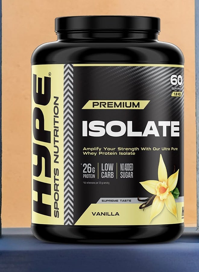 هايب مسحوق بروتين آيزوليت نكهة الفانيلا | ١٫٨ كيلوغرام | مصدر بروتين عالي الجودة - Image 3