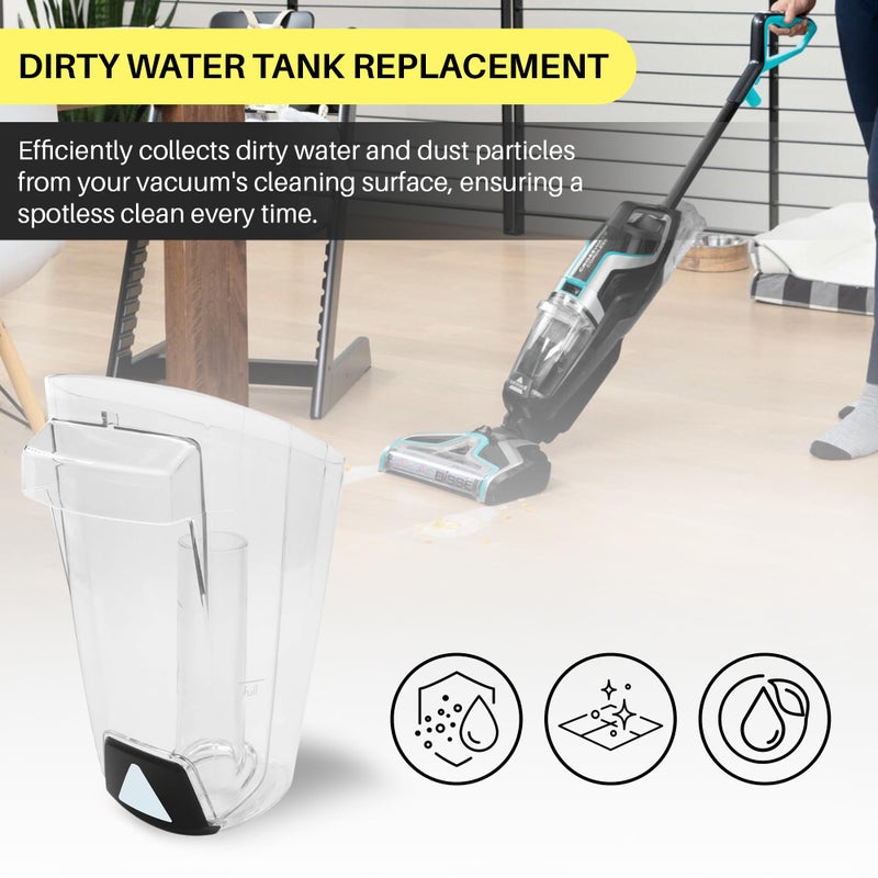 Selgo Replacement for Bissell Dirty Tank for CrossWave & CrossWave Pet Pro Wet/Dry Vacuums Fits Only 3888A, 1785A, 2306A, 2328, 2211W, 2551Q, 2304, 2305K, Series  - Image 2