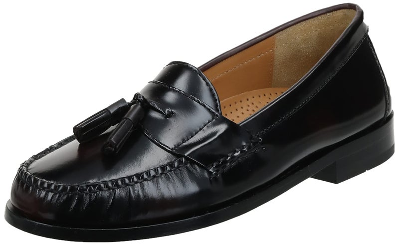 Cole Haan Men's Pinch Tassel Loafer, Burgundy, 12 D US - Image 1