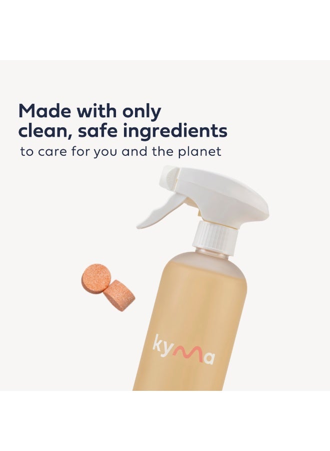 kyma Bathroom Cleaner Refill Bundle, 3 Refill Boxes of Bathroom Cleaner, 4.5L (Makes 9x 500ml bottle of Bathroom Cleaner), Non-Toxic, Eco Friendly, Removes Dirt, Streak-Free, Cleans Powerfully - Image 5