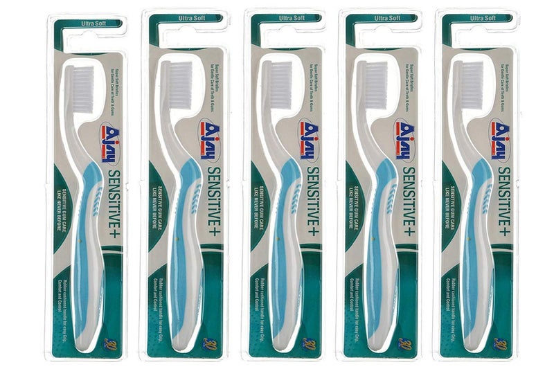 AJAY TOOTHBRUSH Sensitive+ Manual Toothbrush (Pack of 5) - Image 1