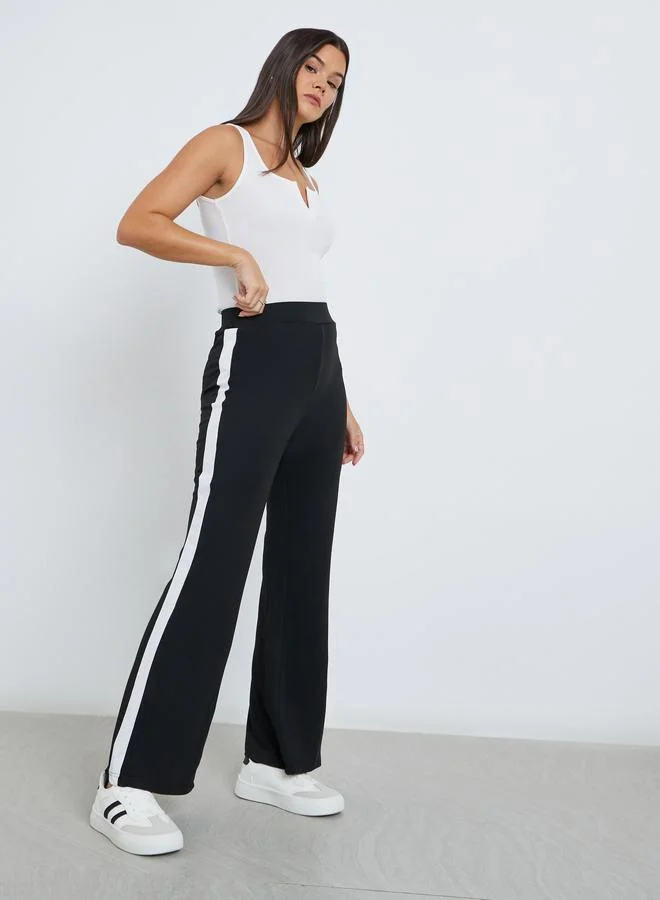 Styli Styli Women White Square Neck Ribbed Fitted Top