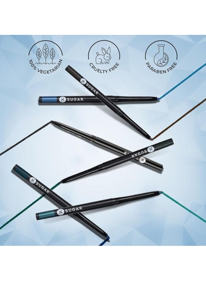 شوجار قلم كحل من ماركة SUGAR Cosmetics Kohl of Honor Intense Kajal | يدوم حتى 12 ساعة | قلم كحل طويل الأمد ومضاد للتلطخ ومقاوم للماء | لمسة نهائية غير لامعة | قلم كحل Twist Up | خالٍ من البارابين | حقيبة بنية 02 - Image 4