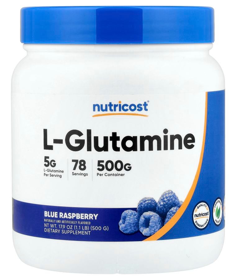 L-Glutamine Blue Raspberry 17.9 oz (500 g)