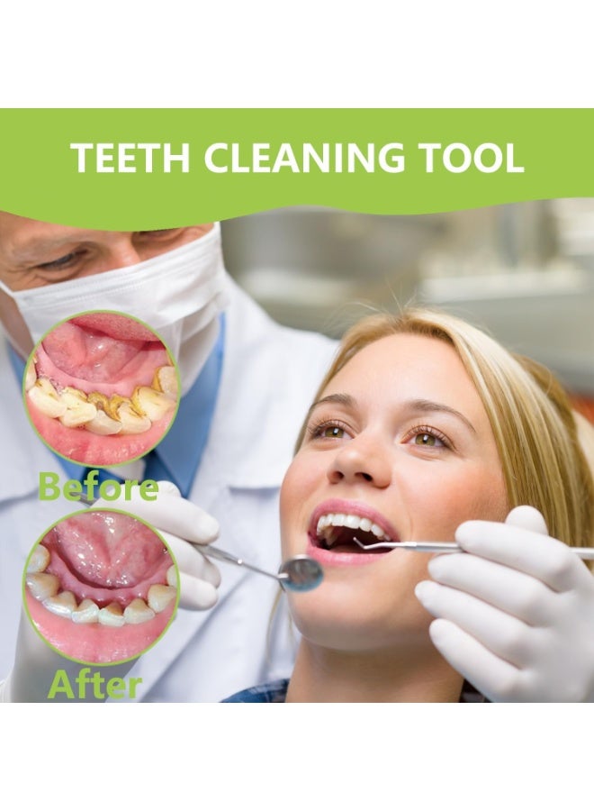 4-Piece Dental Tools, Professional Teeth Cleaning Oral Care Hygiene Kit, Stainless Steel Dental Pick Tooth Scraper Tartar Plaque Remover for Dentist, Personal, Pet Use with Storage Box - Image 4