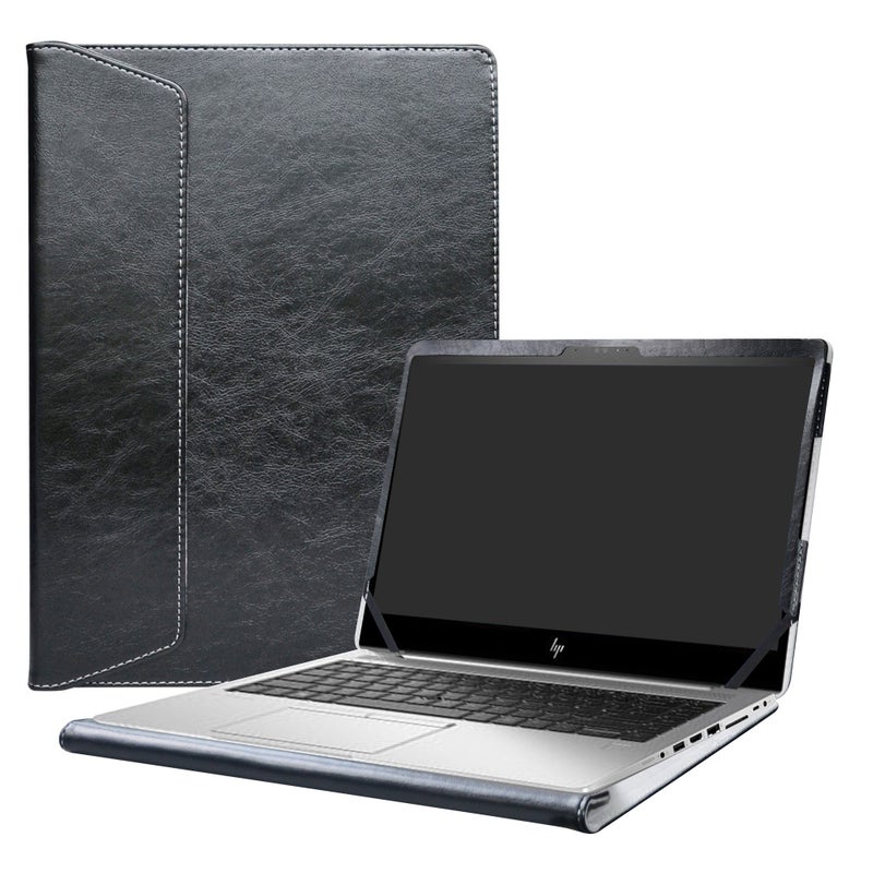 Alapmk Protective Case for 14" HP Fortis 14 G11 Chromebook/HP Fortis 14 G10 Chromebook/HP Fortis 14 G11 Chromebook Enterprise/HP EliteBook 1040 G4/HP ProBook x360 440 G1,Black - Image 1