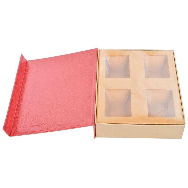 Indesign Cardboard Dryfruit Box Red