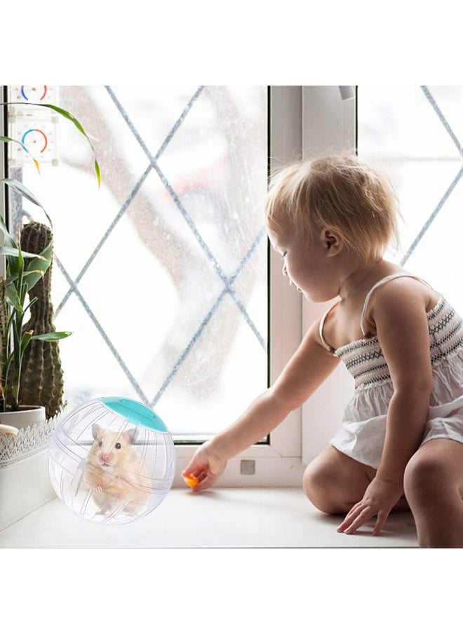 FANKUTOYS - FANKUTOYS Hamster Exercise Ball, 5.7 Inch Transparent Hamster Ball Running Hamster Wheel for Dwarf Hamsters Small Pets to Reduce Boredom and Increase Activity - Image 1