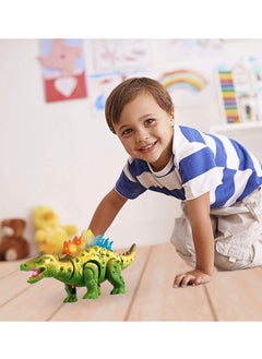 Dinosaur Toys for Kids Boys Girls Ages 3 4 5 - Electronic Walking Realistic Dinosaur Toys with Roaring Sound and LED Light Up, Dinosaur Figures, Walking Dinosaurs Toys for kids