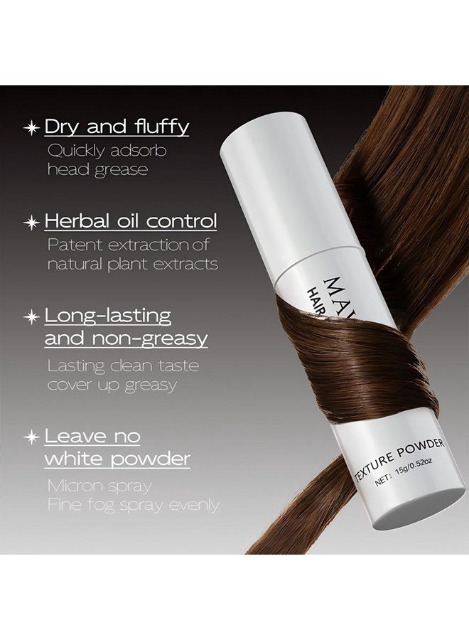 MAYCHEER Hair Fluffy Powder- Light Control -Fluffy Mattifying Texturizing & Volumizing Hair  Fluffy Powder Unisex 15g - Image 5