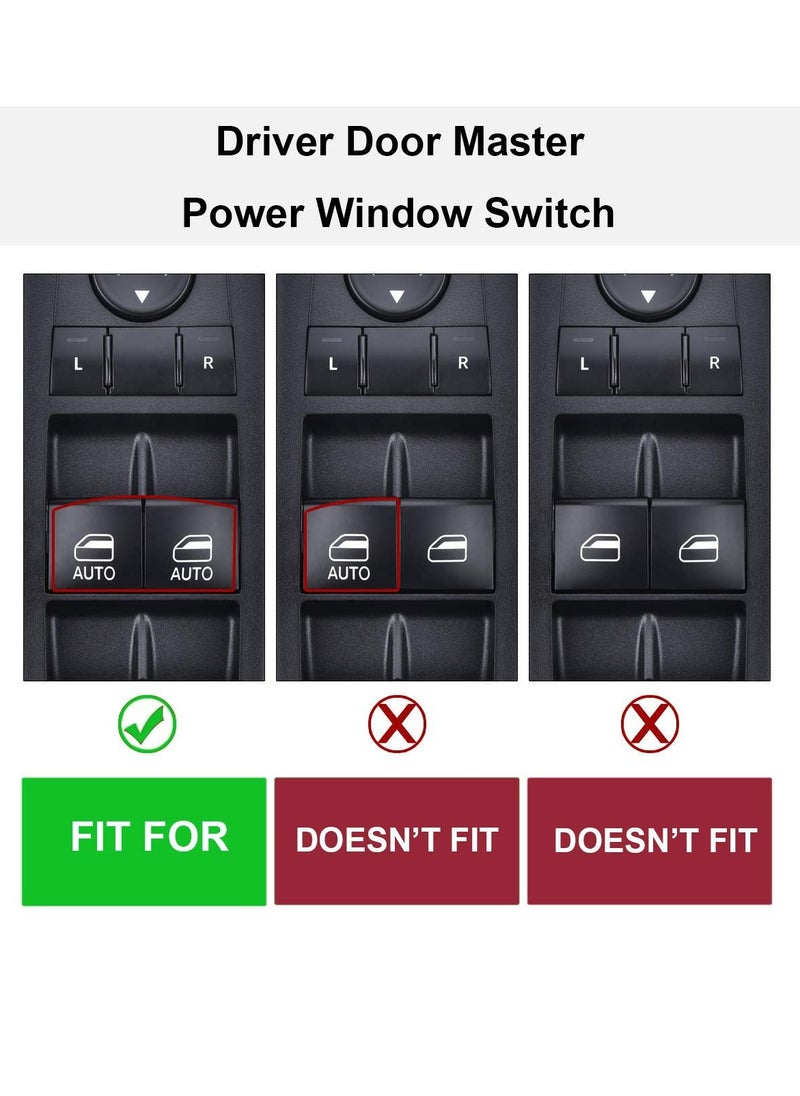 Generic - Black Color Power Master Window Control Switch 68086693AC 68086693AD For Dodge Durango 3.6L 5.7L 2011 2012 2013 - Image 1