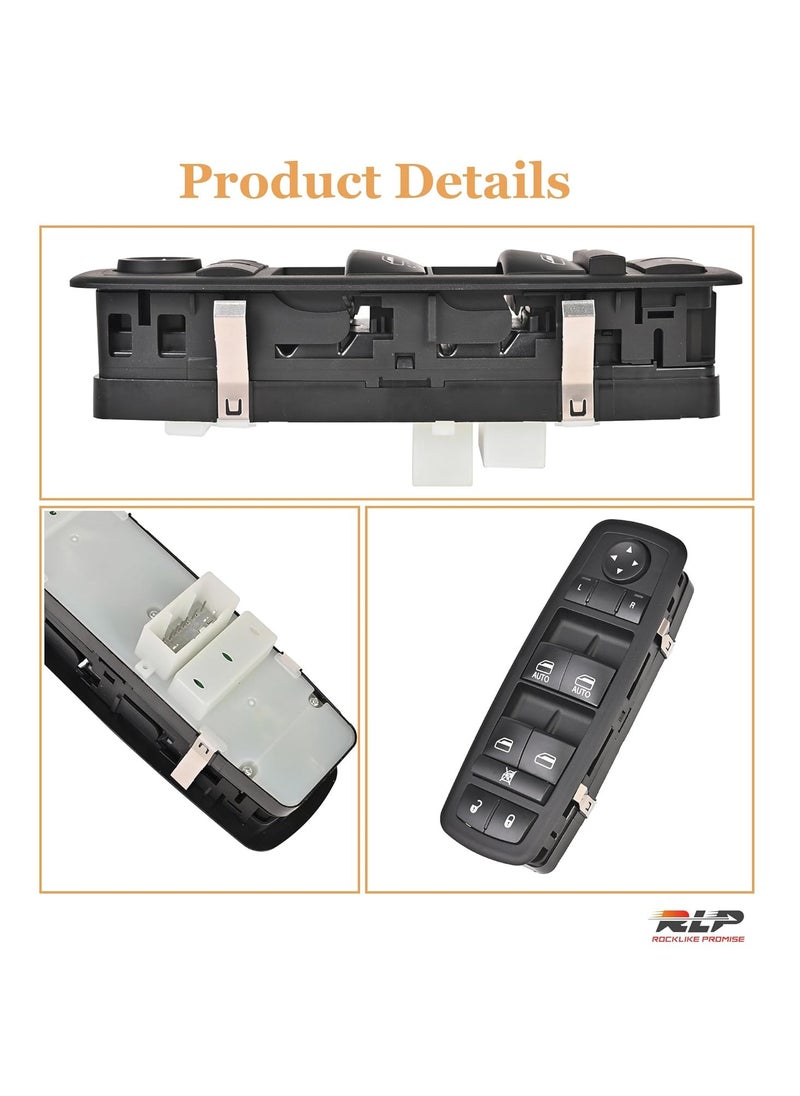 Generic - Black Color Power Master Window Control Switch 68086693AC 68086693AD For Dodge Durango 3.6L 5.7L 2011 2012 2013 - Image 1
