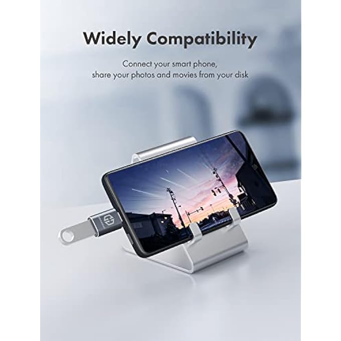 GRAUGEAR | 2 PIECES | USB TO USB-C ADAPTER | DOUBLE SIDES USB-C | 10 GBIT/S DATA TRANSFER USB 3.2 GEN 2 | TYPE-A FEMALE TO TYPE-C® MALE | USB-C TO USB 3.1 GEN2 | G-AD-ATC-10G-2 - Image 3