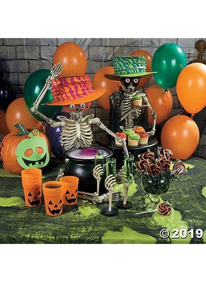 Fun Express - طقم قبعات حفلات أكورديون مكون من 12 مزينة لحفلة شاي المجنون - Image 1