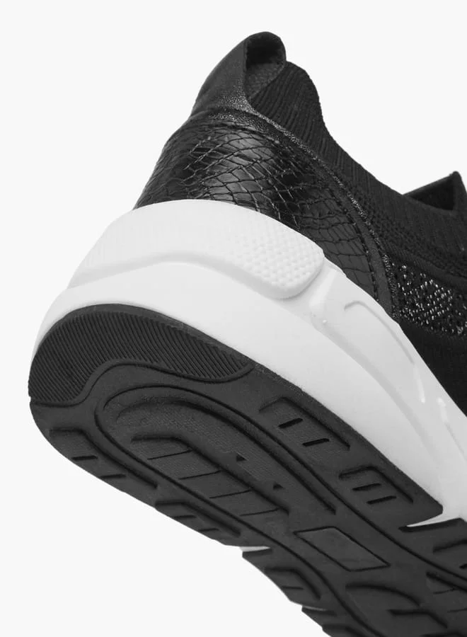 Flora Bella By Shoexpress Women's Lace Detail Slip-On Sneakers