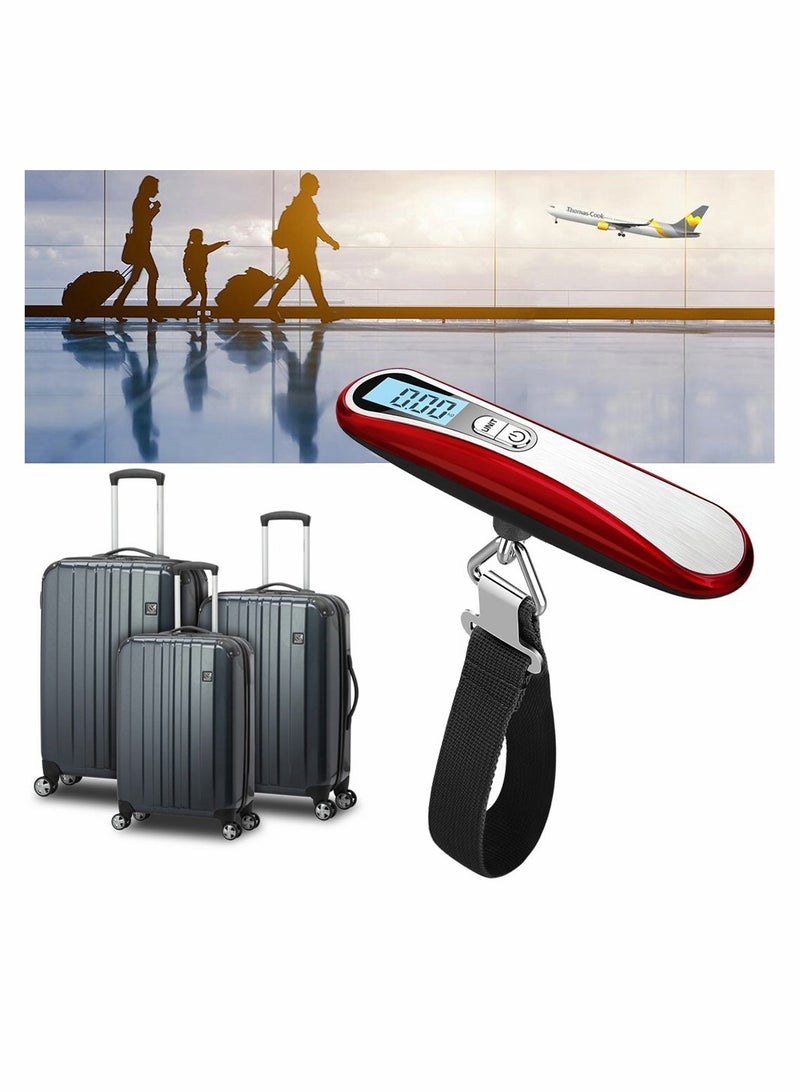 Portable Digital Luggage Scale - Handheld Travel Weighing Scale with Backlight for Suitcases and Bags, High Capacity for Accurate Measurements - Image 3