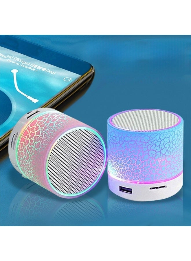 Mini Crack Bluetooth speaker, portable card slot subwoofer speaker with LED lighting and wireless function - Image 5