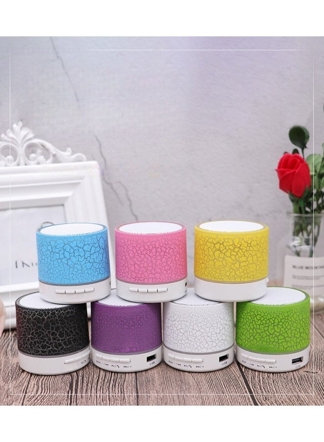 Mini Crack Bluetooth speaker, portable card slot subwoofer speaker with LED lighting and wireless function - Image 4