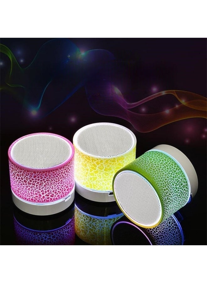 Mini Crack Bluetooth speaker, portable card slot subwoofer speaker with LED lighting and wireless function - Image 2