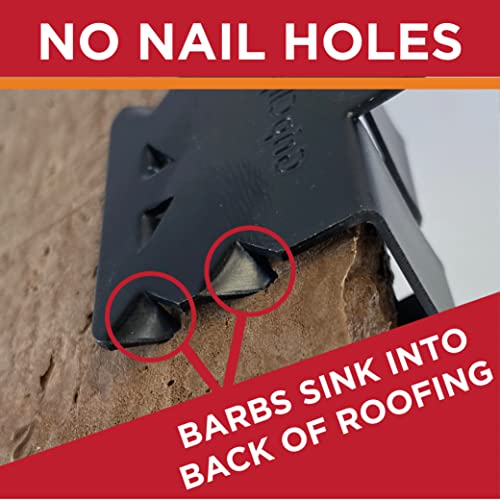 Grip Clip Roof Clips, Safe for Heat Tape, Electric Cable & Roof Heat Cable Installation, Prevents Roof Damage, Easy Nail-Free Outdoor Cable Clips, Your Ultimate Cable Clip (.825-25 Pack) - Image 5