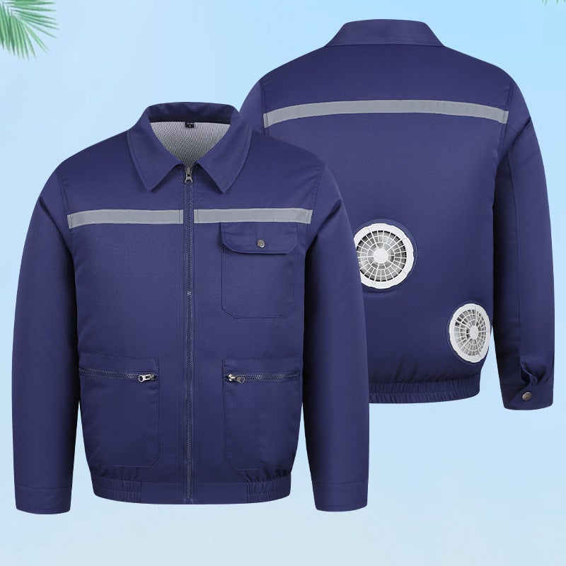 Accessories Not Included - Heatstroke Prevention And Cooling Fan Air-Conditioned Clothing For Men'S Construction Site Outdoor Work Clothes With Fan Clothing Refrigeration - Image 3