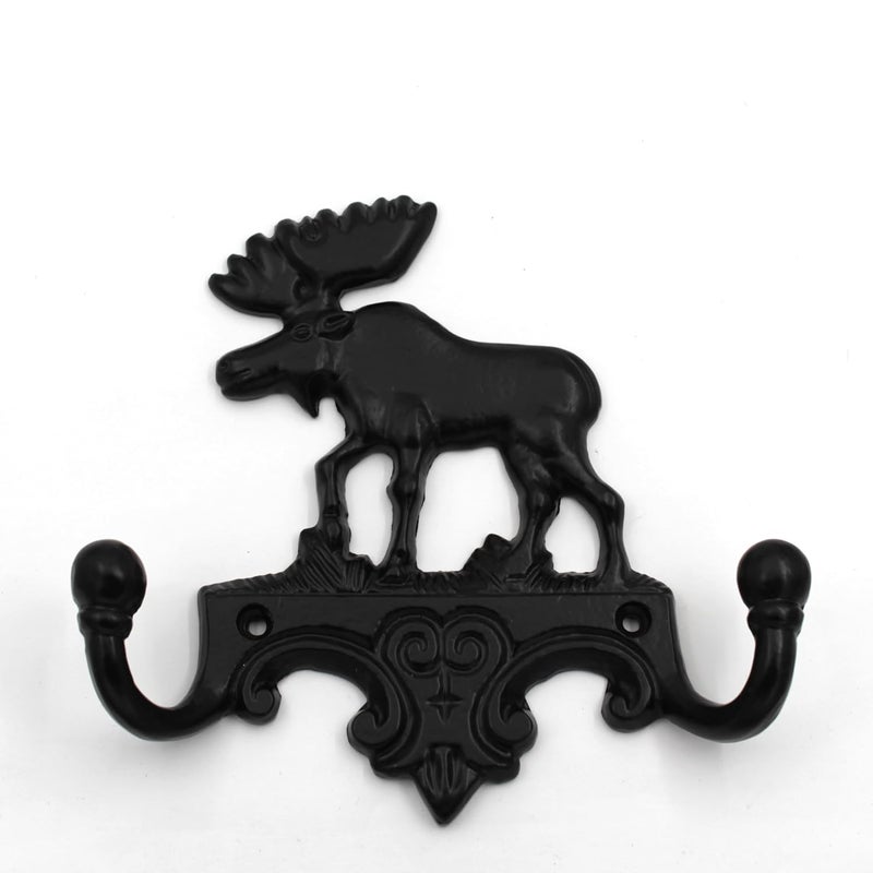 ABVIN IRONDeer Key Stand Bathroom Cloth Hooks Hanger Door Wall Robe Hooks Rail for Hanging Keys Clothes Towel - Image 1