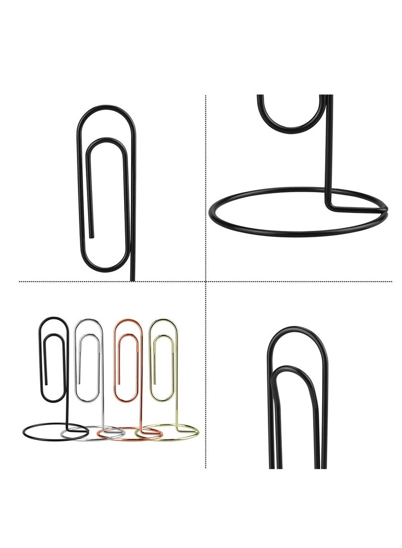 KASTWAVE 4Pcs Desktop Memo Holder, Place Card Holder, Office Stand Memo Holders, Photo Clip Holder Stand, Table Number Holder Place Card Paper Menu Stand (4 color) - Image 5