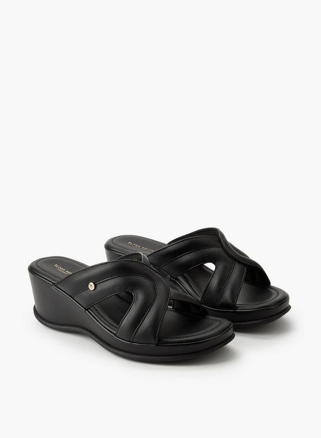 Flora Bella By Shoexpress Women Wedge Heel Sandals - Image 3