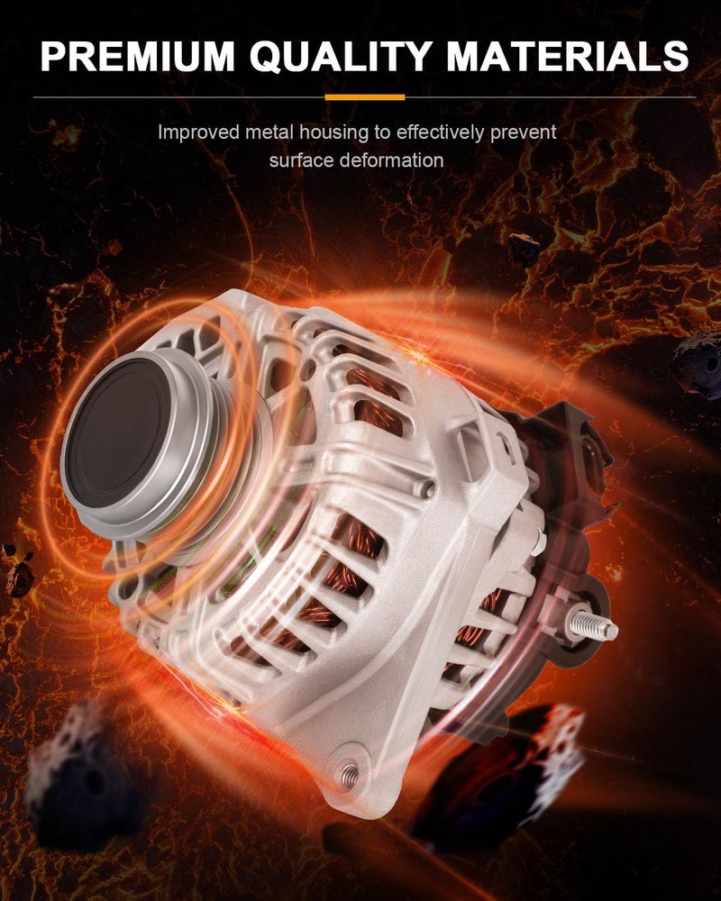 ROADFAR بديل مولد كهربائي جديد من ROADFAR لهيونداي إيلانtra 2011-2017، لهيونداي إيلانtra كوبيه 2013-2014، لهيونداي إيلانtra GT 2013-2014، لكيا فورت 2014-2016، لكيا سول 2012-2013 - Image 2