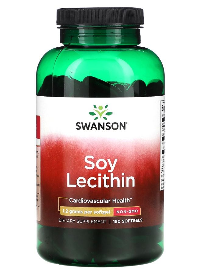 SWANSON Soy Lecithin 1.2 g 180 Softgels