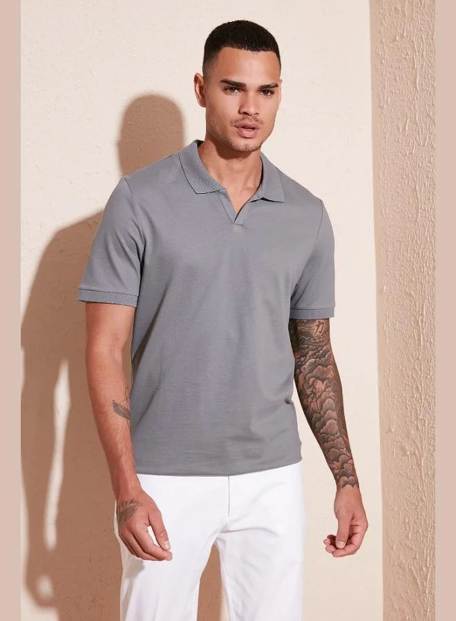 Buratti Regular Fit Cotton Polo Neck T Shirt Men's Polo Neck T Shirt 5902141