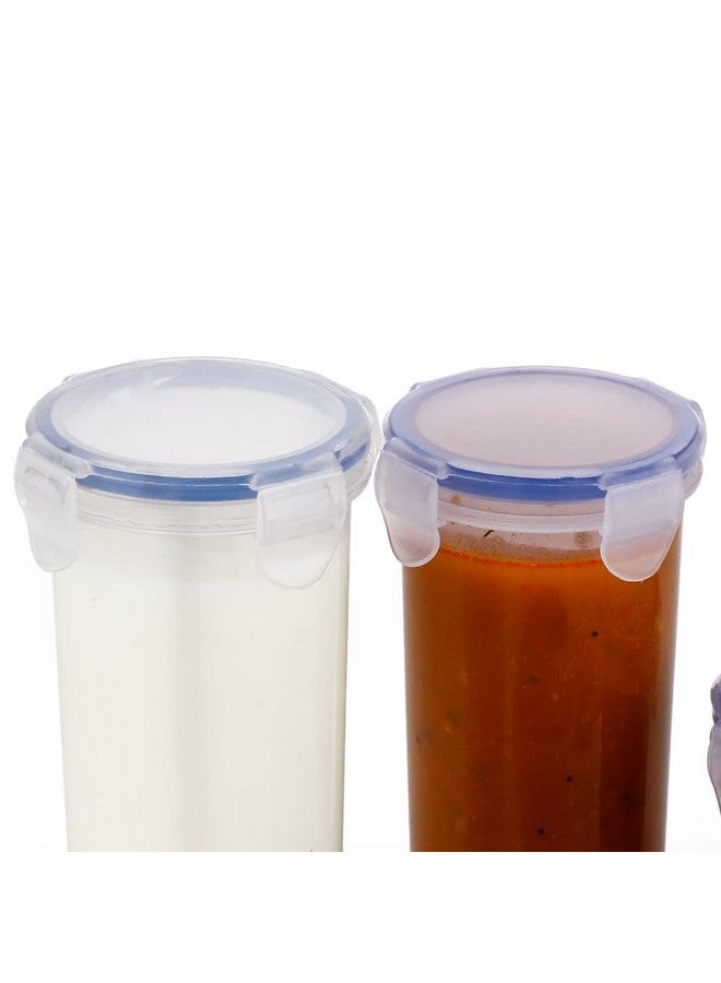 MODINITY Plastic Storage Container Set of 5 (110ml-500ml) | Modular Fridge Organizer with Lids | BPA-Free, Airtight, Stackable Kitchen Box for Snacks, Fruits, Pantry & Food Storage - Image 5