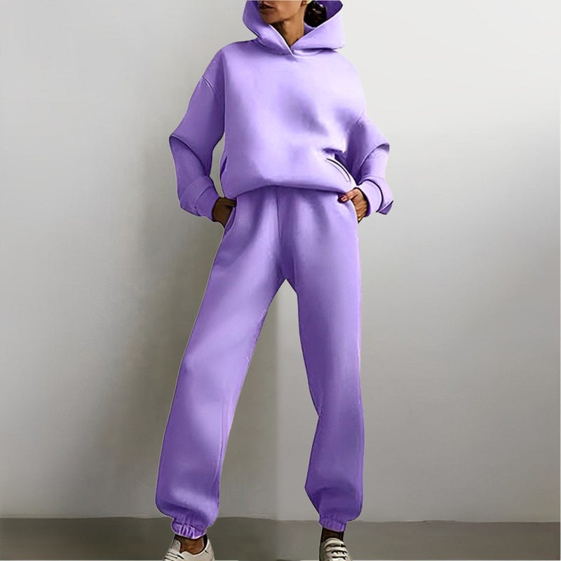 Women's Casual Hoodie Set Two-Piece Sportswear - Image 1