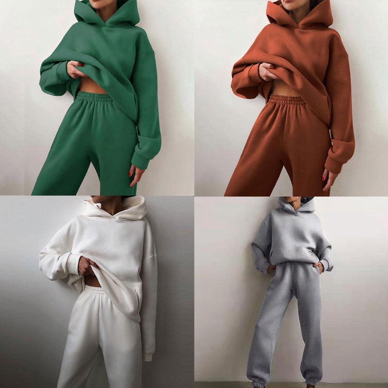 Women's Casual Hoodie Set Two-Piece Sportswear - Image 2