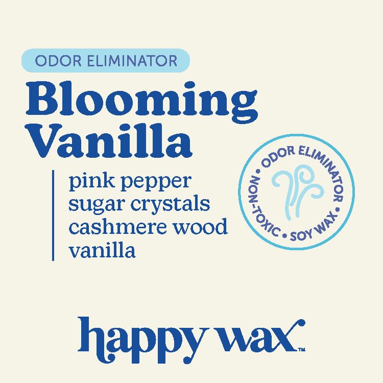 Happy Wax Odor Eliminating Scented Soy Wax Melts â€“ Blooming Vanilla â€“ Pet-Safe, Non-Toxic, Perfect for Use with Wax Warmers - for Home Fragrance & Freshness - 4 oz Pouch - Image 2