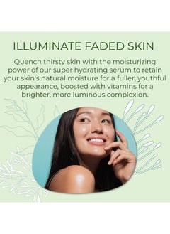 Sea-El Hyaluronic Acid & Vitamin C Facial Serum Drops Firming Hydration & Glow Anti Aging Face Moisturizer Daily Wrinkle Diminishing Skin Care For Women & Men Vegan 1 Fl Oz  - Image 2