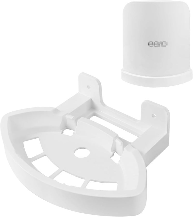 قوس حائط لشبكة WiFi eero Max 7، تركيب سهل بدون أسلاك فوضوية، توفير المساحة، حامل ABS قوي، إدارة الكابلات في المنزل والمكتب - 1 قطعة - Image 1