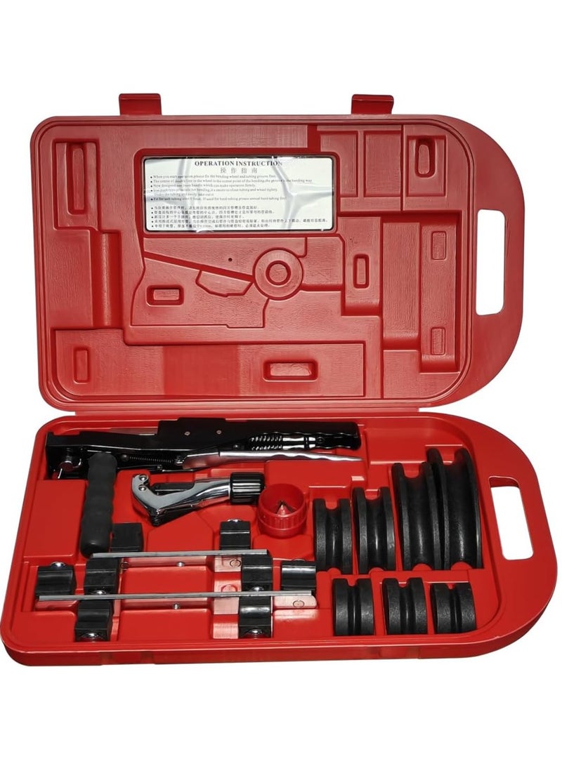 RACO RACO Coolmax 135 Dgree Push Type Tube Bender Multi Size Bending Device Includes Tube Cutter with Carry Box CM-404-AL  - Image 1